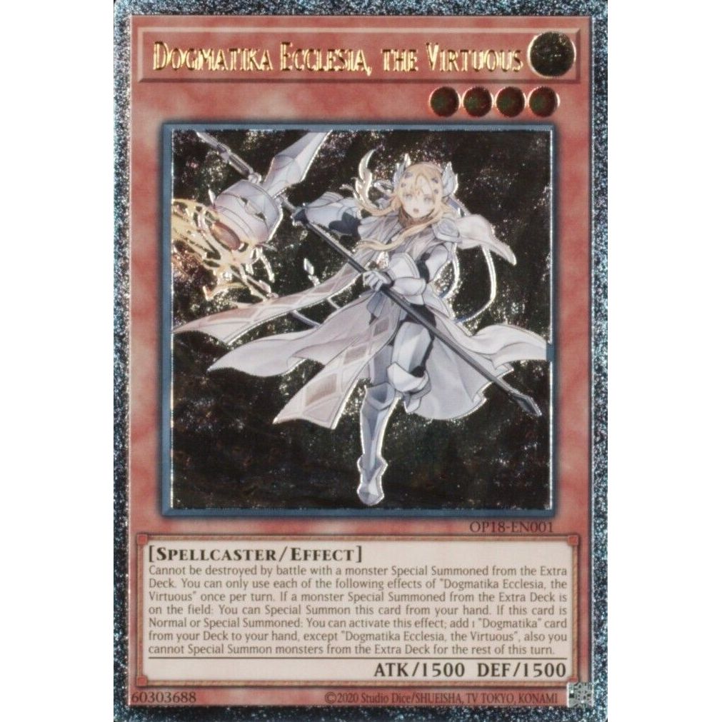 Image for Dogmatika Ecclesia, the Virtuous (UTR) (OP18-EN001) (OP18) - YuGiOh