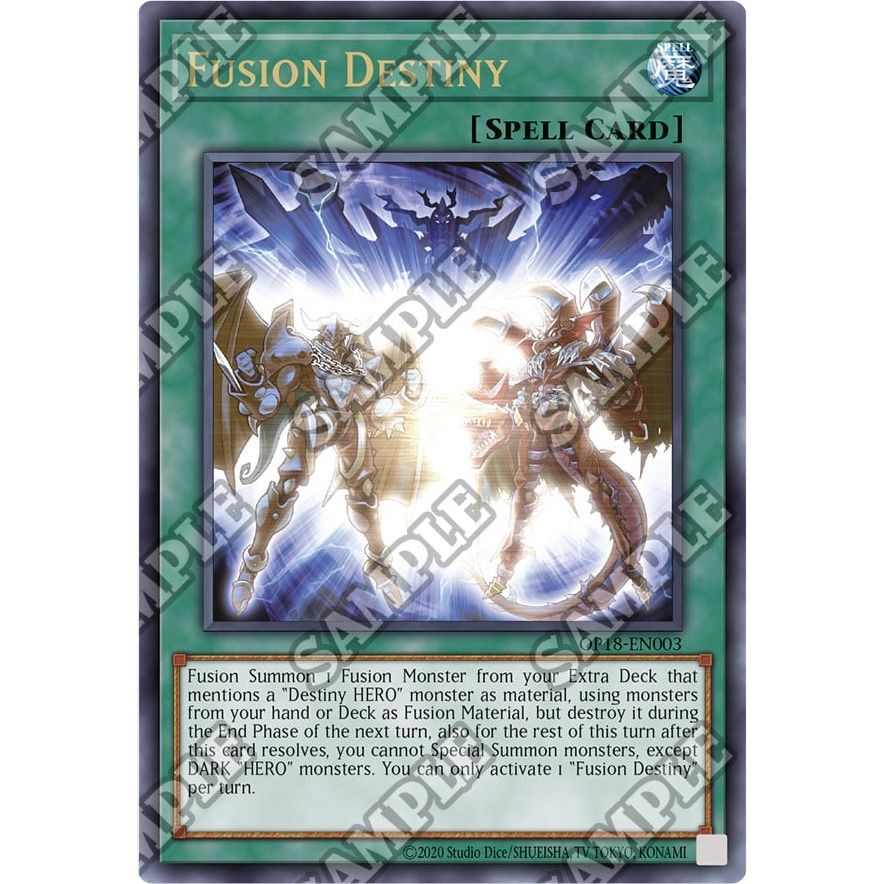 Image for Fusion Destiny (UTR) (OP18-EN003) (OP18) - YuGiOh