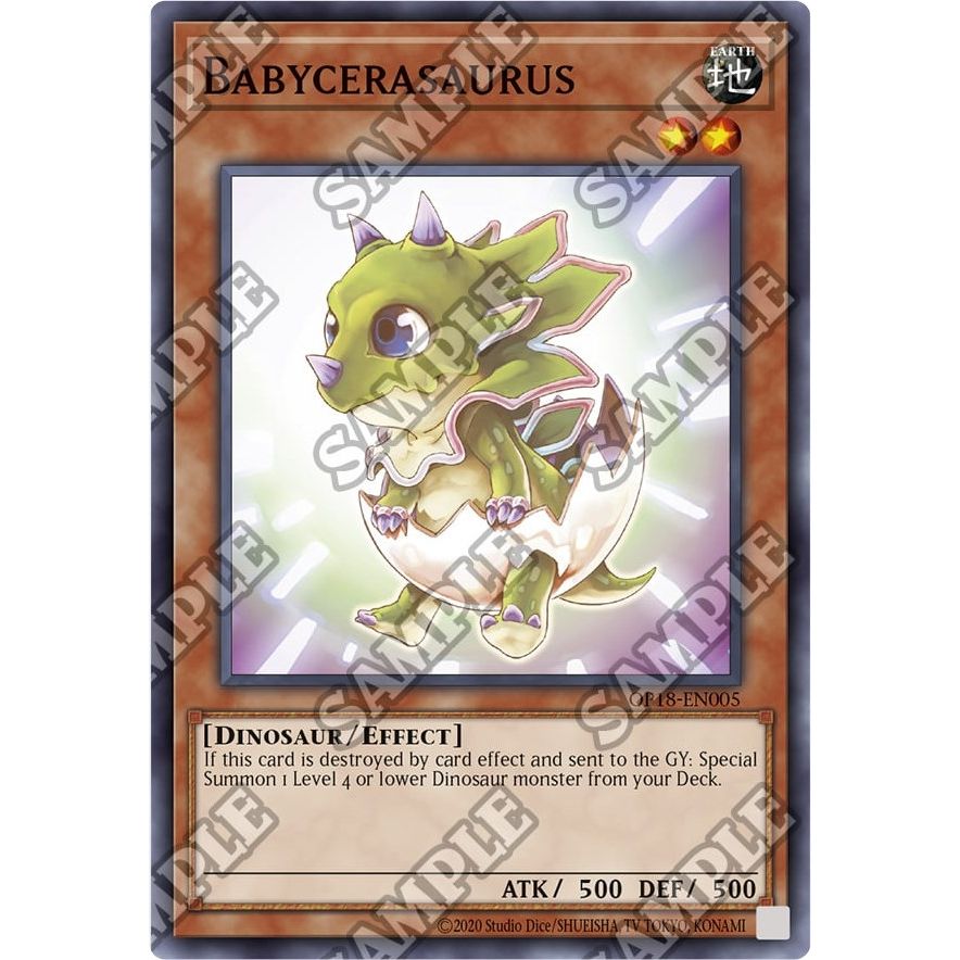 Image for Babycerasaurus (OP18-EN005) (OP18) - YuGiOh