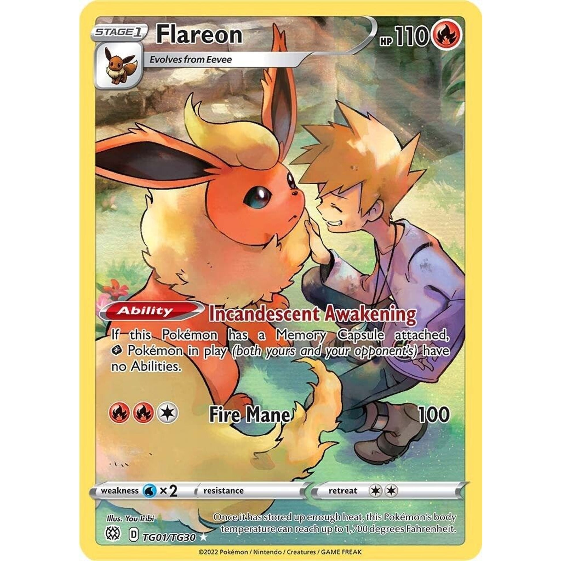 Image for Flareon (TG01/TG30) (SWSH09:TG) - Pokemon
