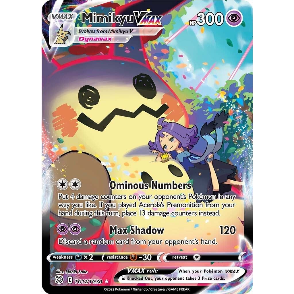 Image for Mimikyu VMAX (TG17/TG30) (SWSH09:TG) - Pokemon
