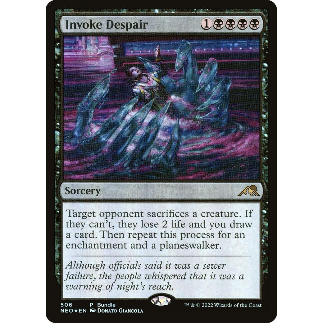 Image for Invoke Despair (NEO Bundle) (506) (UMP) - Magic: The Gathering