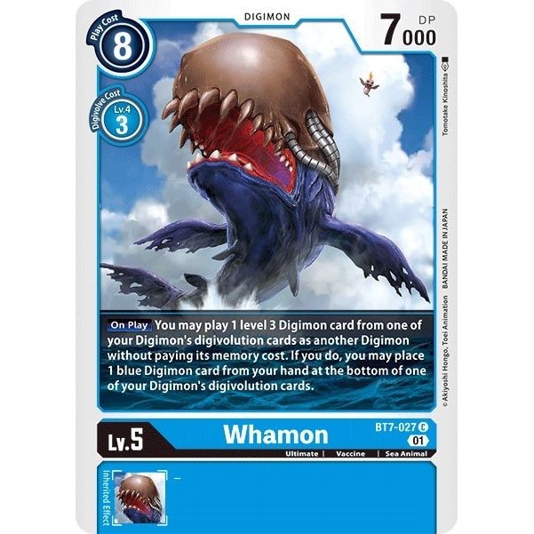 Image for Whamon (BT7-027 C) (BT07) - Digimon Card Game