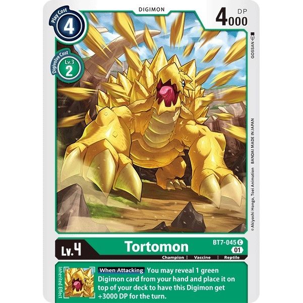 Image for Tortomon (BT7-045 C) (BT07) - Digimon Card Game