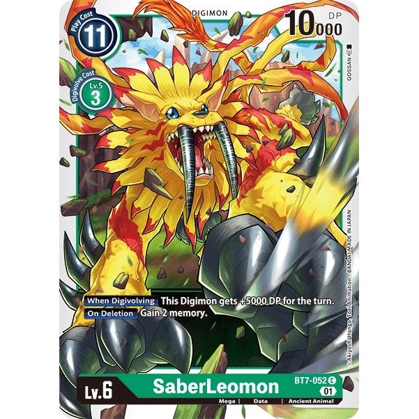 Image for SaberLeomon (BT7-052 C) (BT07) - Digimon Card Game