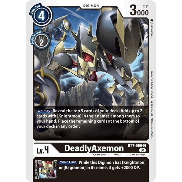 Image for DeadlyAxemon (BT7-059 C) (BT07) - Digimon Card Game