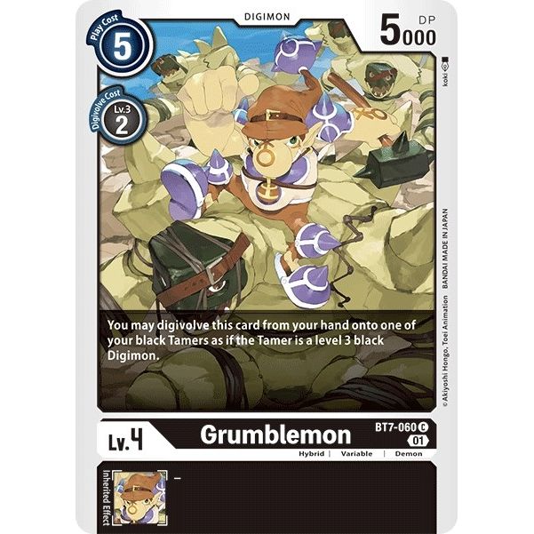 Image for Grumblemon (BT7-060 C) (BT07) - Digimon Card Game