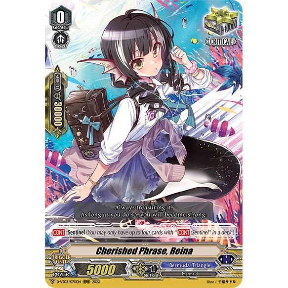 Image for Cherished Phrase, Reina (D-VS03/070EN) (D-VS03) - Cardfight Vanguard