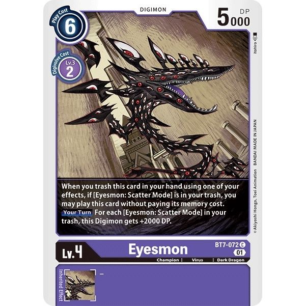 Image for Eyesmon (BT7-072 C) (BT07) - Digimon Card Game