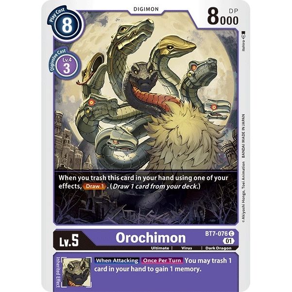 Image for Orochimon (BT7-076 C) (BT07) - Digimon Card Game