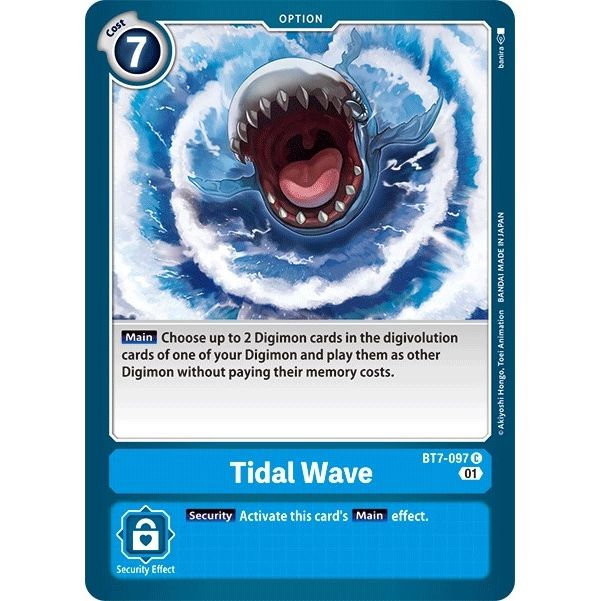 Image for Tidal Wave (BT7-097 C) (BT07) - Digimon Card Game
