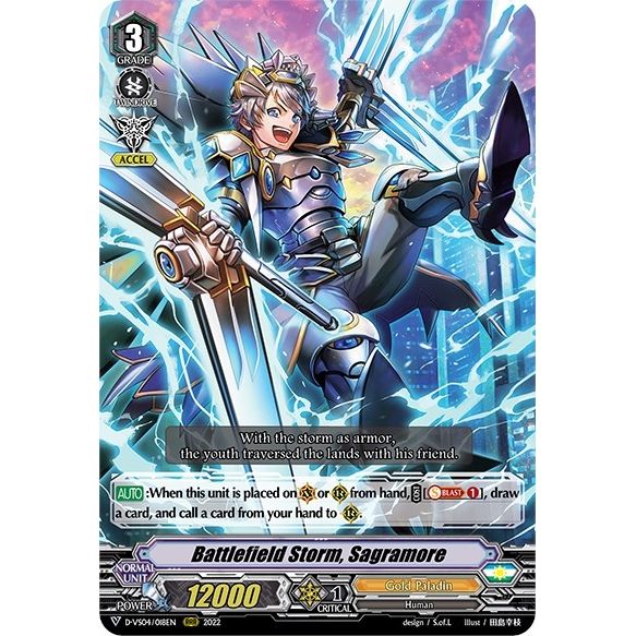Image for Battlefield Storm, Sagramore (D-VS04/018EN) (D-VS04) - Cardfight Vanguard