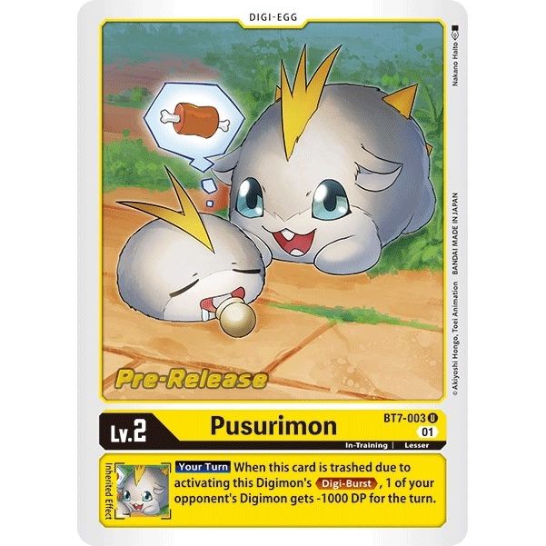 Image for Pusurimon (BT7-003 U) (BT07_PR) - Digimon Card Game