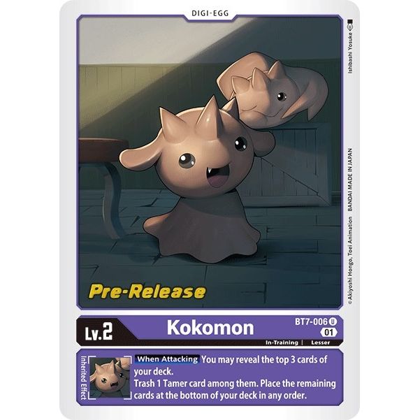 Image for Kokomon (BT7-006 U) (BT07_PR) - Digimon Card Game