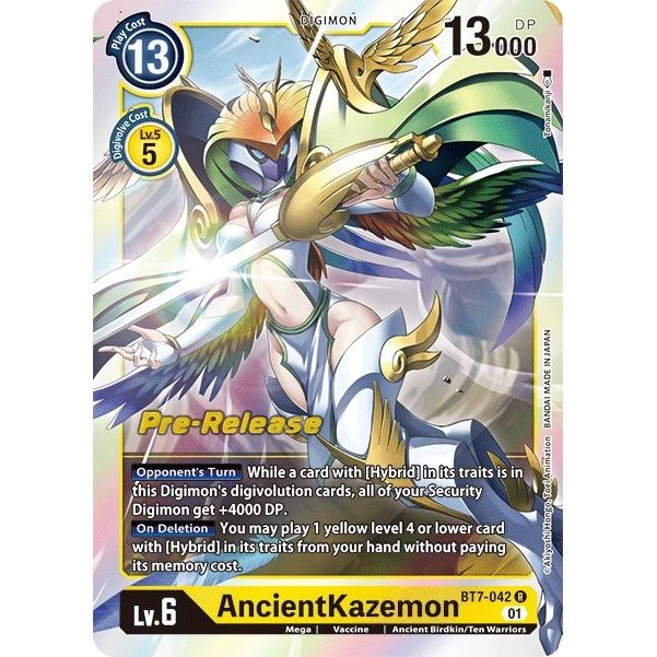 Image for AncientKazemon (BT7-042 R) (BT07_PR) - Digimon Card Game