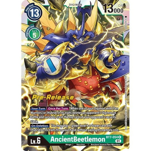 Image for AncientBeetlemon (BT7-054 R) (BT07_PR) - Digimon Card Game