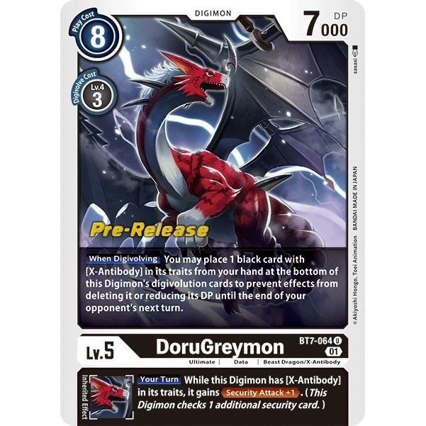 Image for DoruGreymon (BT7-064 U) (BT07_PR) - Digimon Card Game