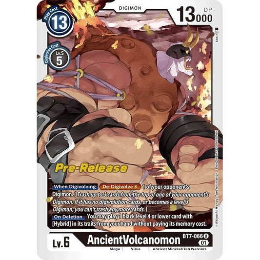 Image for AncientVolcanomon (BT7-066 C) (BT07_PR) - Digimon Card Game