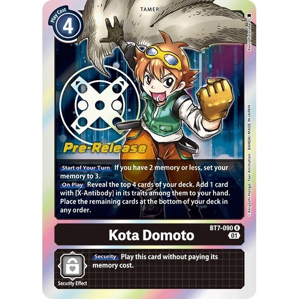 Image for Kota Domoto (BT7-090 R) (BT07_PR) - Digimon Card Game