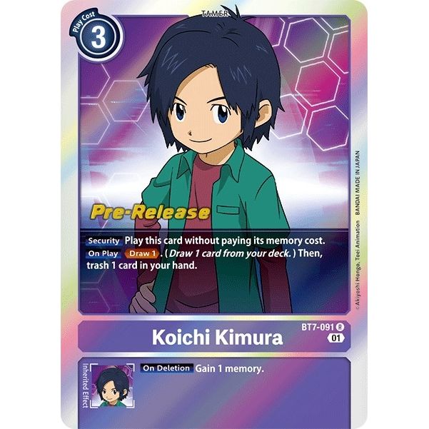 Image for Koichi Kimura (BT7-091 R) (BT07_PR) - Digimon Card Game