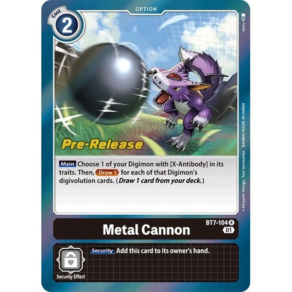 Image for Metal Cannon (BT7-104 R) (BT07_PR) - Digimon Card Game