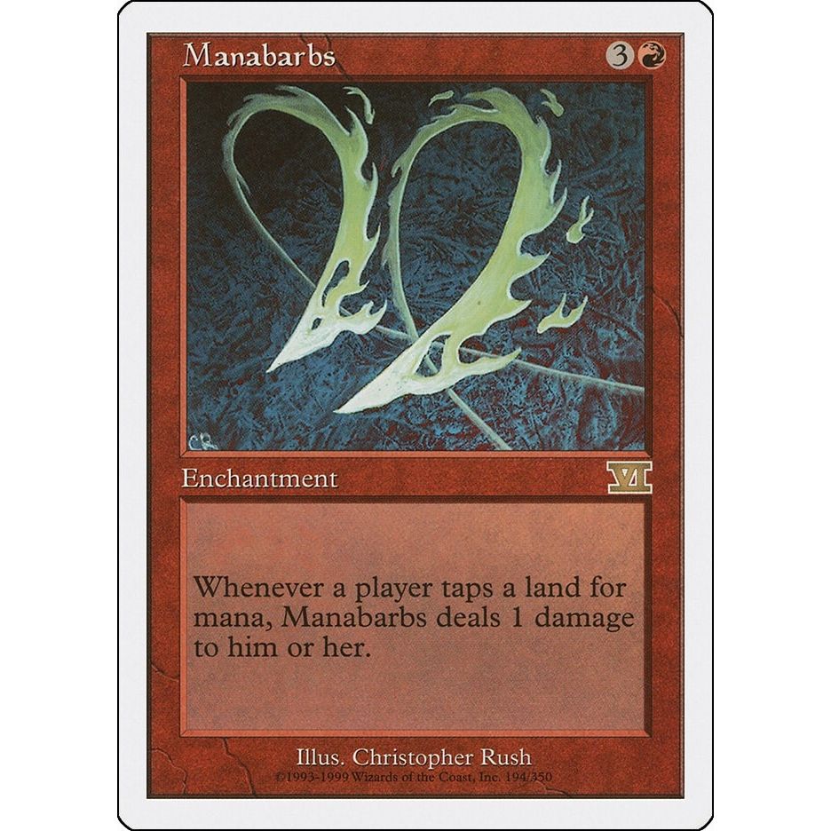 Image for Manabarbs (194) (6ED) - Magic: The Gathering