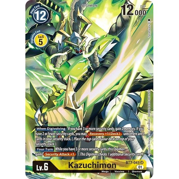 Image for Kazuchimon (Alternate Art) (BT7-041 SR) (BT07) - Digimon Card Game