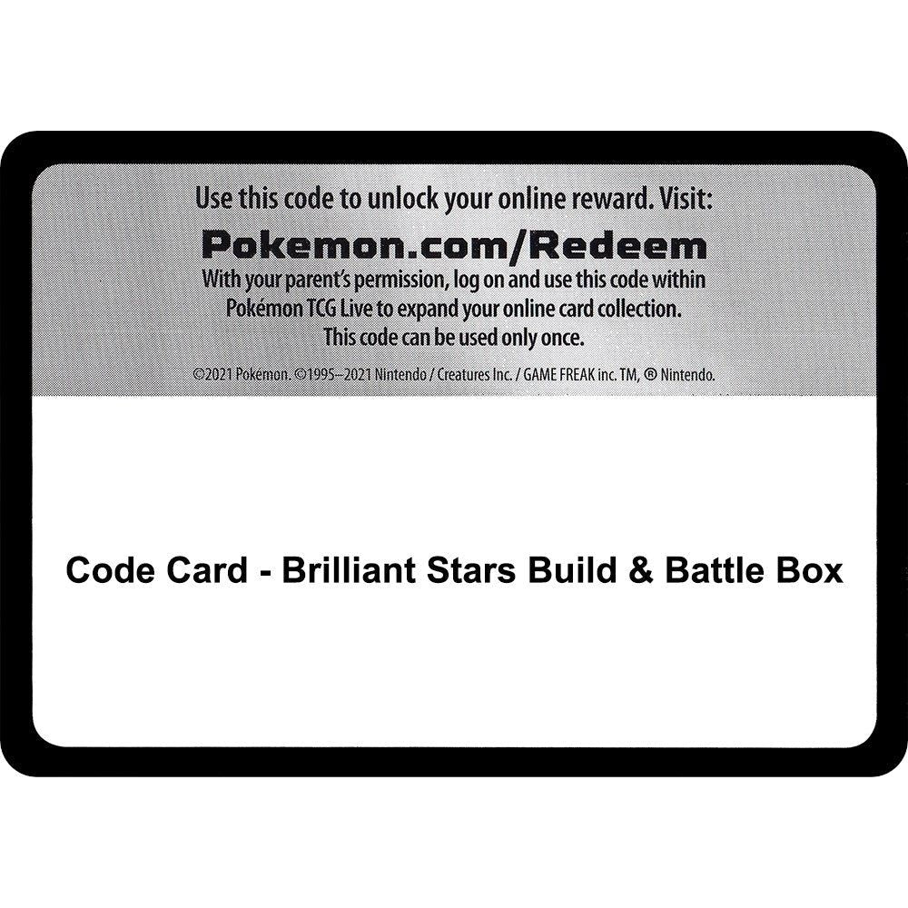 Image for Code Card - Brilliant Stars Build & Battle Box (SWSH09) - Pokemon