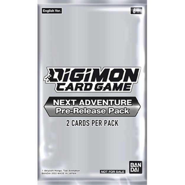 Image for Next Adventure Pre-Release Pack - Digimon Card Game