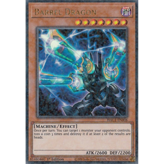 Image for Barrel Dragon (Duel Terminal) (HAC1-EN006) (HAC1) - YuGiOh