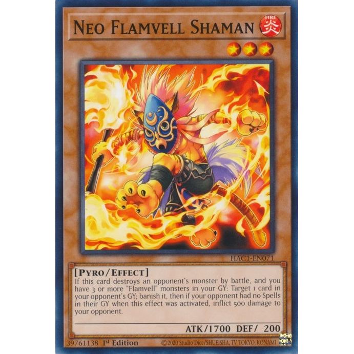 Image for Neo Flamvell Shaman (HAC1-EN071) (HAC1) - YuGiOh
