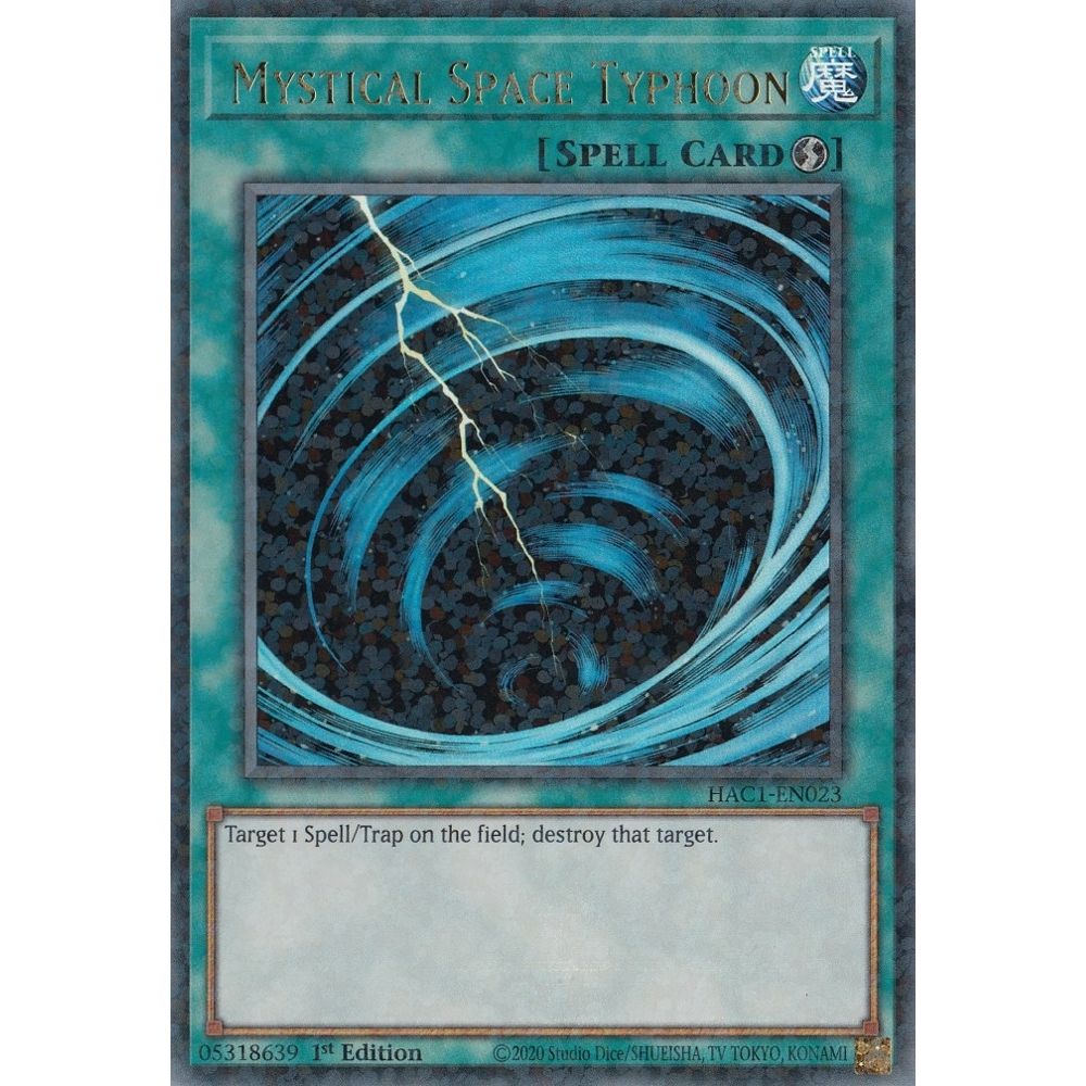 Image for Mystical Space Typhoon (Duel Terminal) (HAC1-EN023) (HAC1) - YuGiOh