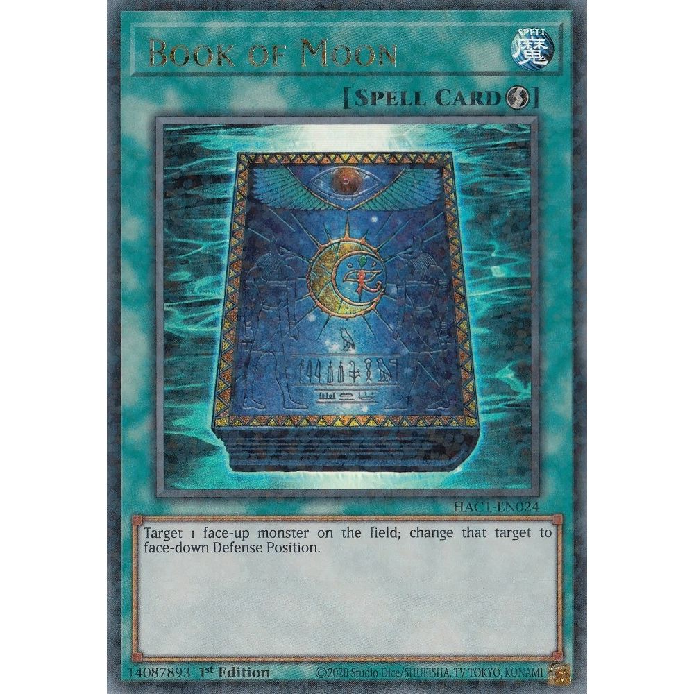 Image for Book of Moon (Duel Terminal) (HAC1-EN024) (HAC1) - YuGiOh
