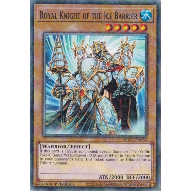 Image for Royal Knight of the Ice Barrier (Duel Terminal) (HAC1-EN032) (HAC1) - YuGiOh