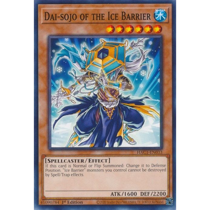 Image for Dai-sojo of the Ice Barrier (HAC1-EN033) (HAC1) - YuGiOh