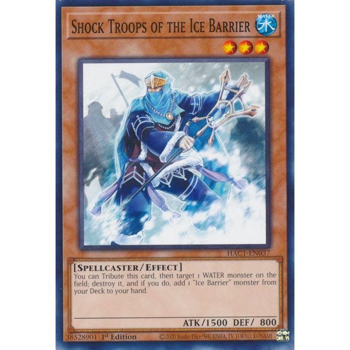 Image for Shock Troops of the Ice Barrier (HAC1-EN037) (HAC1) - YuGiOh