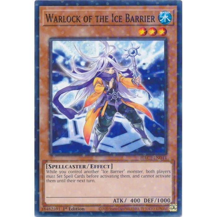Image for Warlock of the Ice Barrier (Duel Terminal) (HAC1-EN044) (HAC1) - YuGiOh