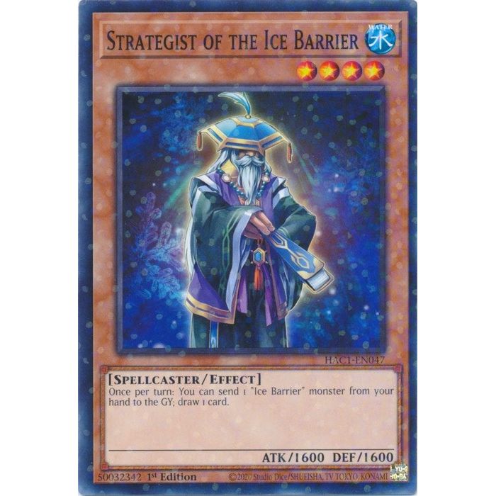 Image for Strategist of the Ice Barrier (Duel Terminal) (HAC1-EN047) (HAC1) - YuGiOh