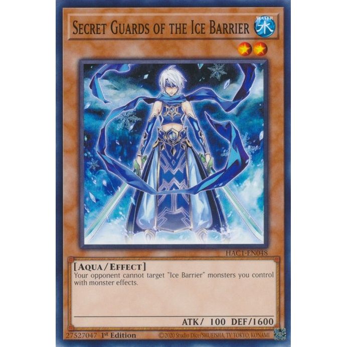 Image for Secret Guards of the Ice Barrier (HAC1-EN048) (HAC1) - YuGiOh