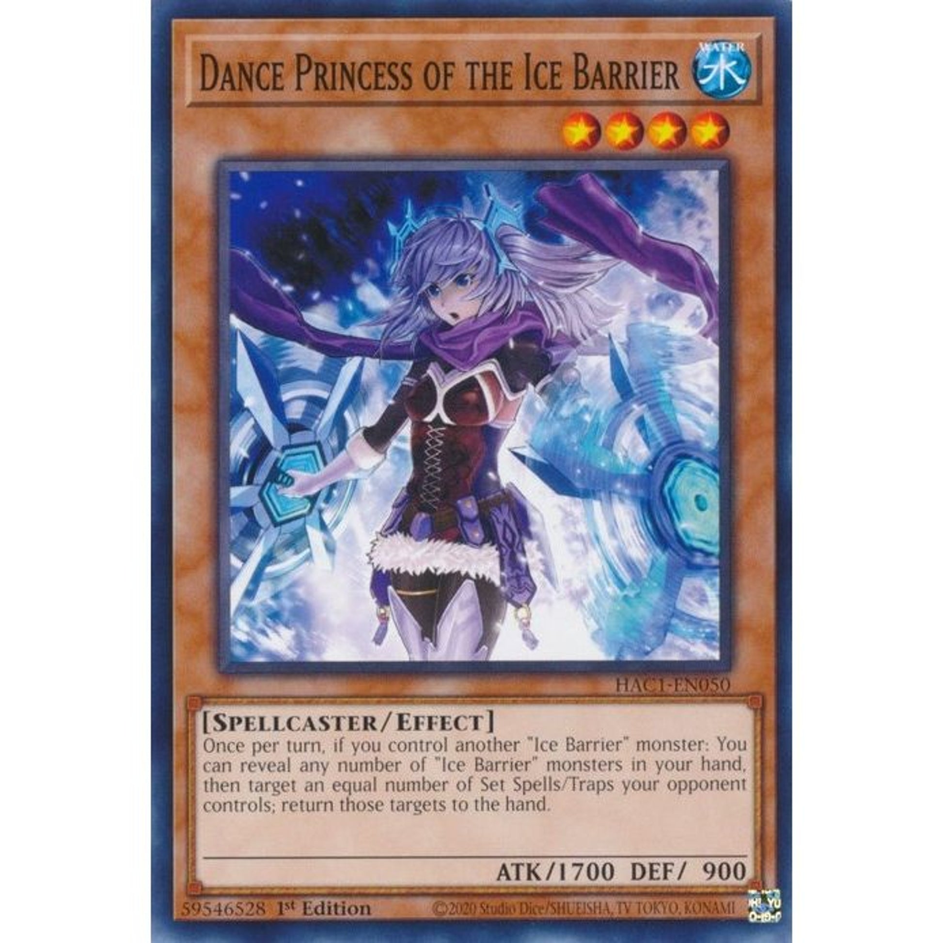 Image for Dance Princess of the Ice Barrier (HAC1-EN050) (HAC1) - YuGiOh