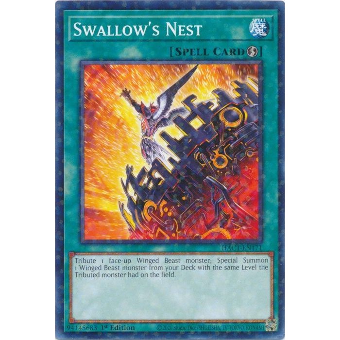 Image for Swallow's Nest (Duel Terminal) (HAC1-EN171) (HAC1) - YuGiOh