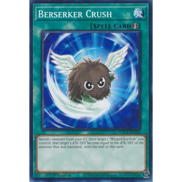 Image for Berserker Crush (HAC1-EN169) (HAC1) - YuGiOh