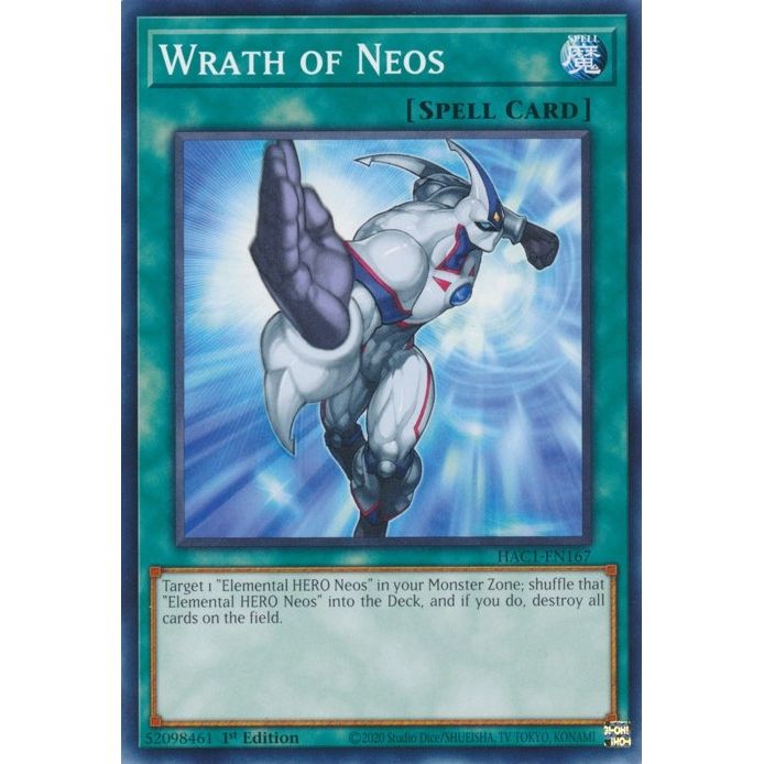 Image for Wrath of Neos (HAC1-EN167) (HAC1) - YuGiOh