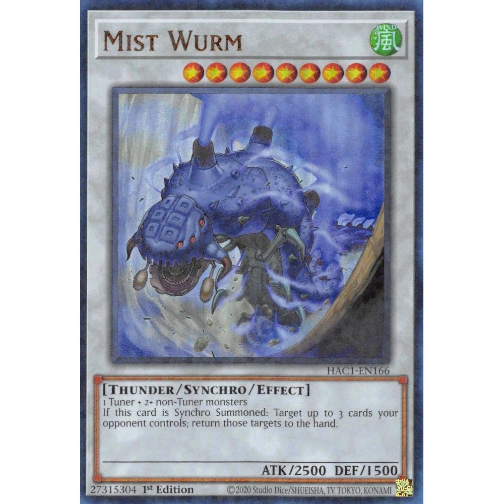 Image for Mist Wurm (Duel Terminal) (HAC1-EN166) (HAC1) - YuGiOh