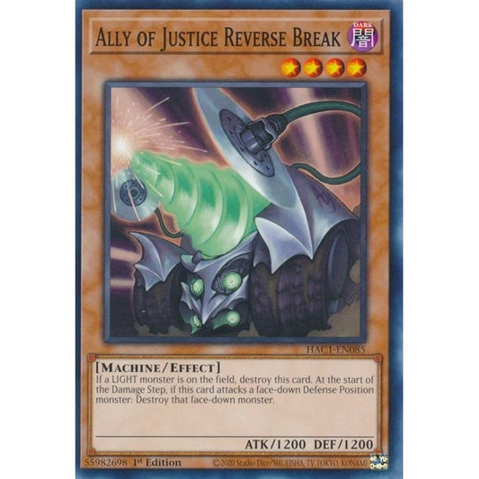 Image for Ally of Justice Reverse Break (HAC1-EN085) (HAC1) - YuGiOh