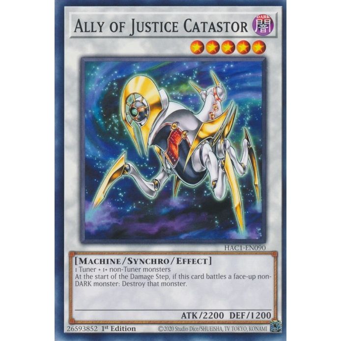 Image for Ally of Justice Catastor (HAC1-EN090) (HAC1) - YuGiOh