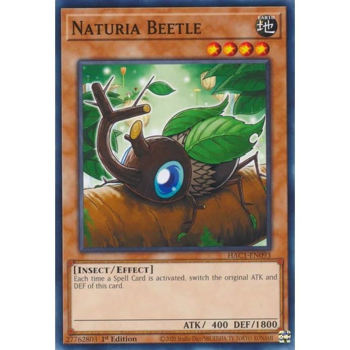 Image for Naturia Beetle (HAC1-EN093) (HAC1) - YuGiOh