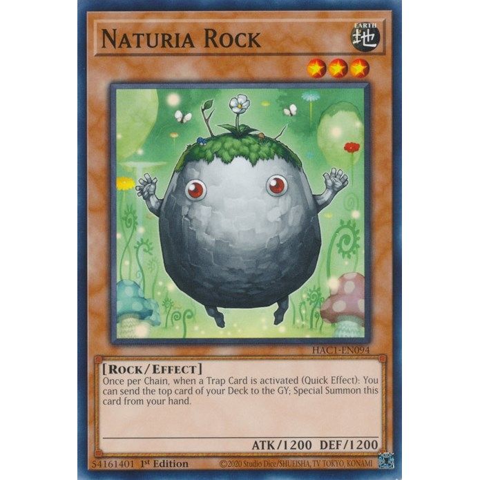 Image for Naturia Rock (HAC1-EN094) (HAC1) - YuGiOh