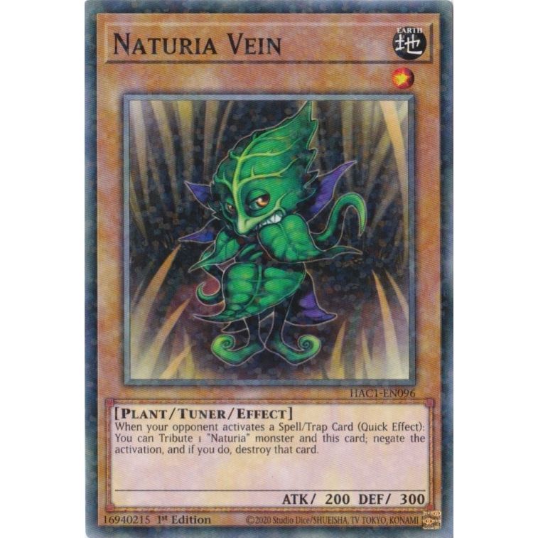 Image for Naturia Vein (Duel Terminal) (HAC1-EN096) (HAC1) - YuGiOh