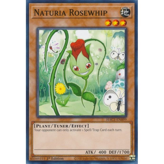Image for Naturia Rosewhip (HAC1-EN099) (HAC1) - YuGiOh